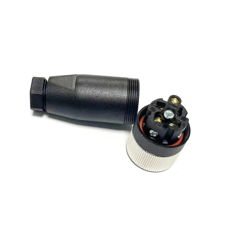 Five Pin B Code Female M12 Field Wiring Connector Industrial Circular Sensor Adapter Straight Type Wireable IP67 125V 4A PG7 Cables