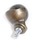 4pcs Inch Antique Bronze Ball Caster Wheel Swivel Chair Furniture close-up of bronze caster with black ball for furniture mobility