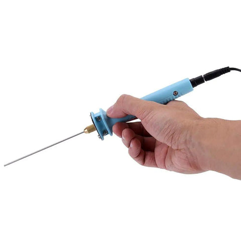 Hand holding Needle Type Electric Hot Wire Foam Cutter Pen For Precise DIY Art Models And Craft Projects, 10cm Cutting Wire