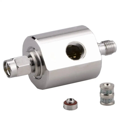 SMA Male To Female Lightning Arrestor For Coaxial Cellular GPS Systems, 50 Ohm Surge Protector, DC 0-6 GHz, with gas tube element
