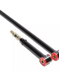 Black Adjustable Pan Hard Track Bar With Poly Bushing For 2005 To 2014 Ford Mustang S197 Durable DOM Tubing TIG Welded For Stronger Ride And Performance Suspension Upgrade, black DOM steel with poly bushings