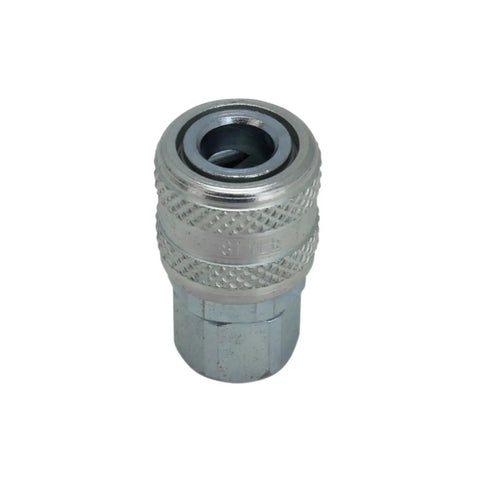 A Style One Quarter Inch FNPT Air Quick Connect Couplers Pack Of 10 With Buna N Seal, 34 CFM Flow, Easy Push To Connect Fitting