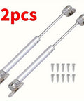 2 Piece Soft Close Cabinet Hinges With 100N Gas Strut Lid Support Smooth Hydraulic Spring Lift For Toy Boxes And Kitchen Cupboards Built Tough Design To Say Goodbye To Slammed Doors.