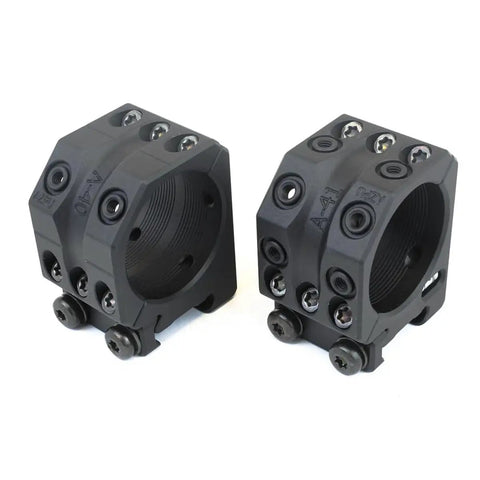 34mm Scope Rings With Leveling Kit 0 MIL 0 MOA 1 Inch Height durable metal alloy set for rifle secure mounting