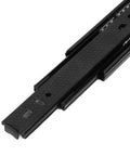 Close-up of Premium Cold Rolled Steel Drawer Slides 35x45cm with Soft Close and Damping Buffer, heavy duty for furniture use.