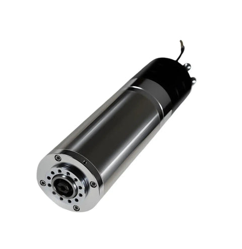 Heavy Lift Cnc Electric Spindle Motor With Snappy Air Cooling Rack Churns Out A Nasty 24000 Rpm Spin Using 3 Point 5 Kilowatts Of Raw Muscle.