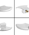 High Flow Tub Spout Wall Mounted Waterfall Faucet Filler For Bathroom Sink And Tub Shower With Diverter Brushed Nickel Finish
