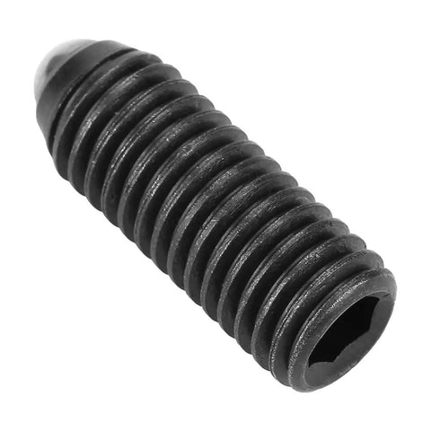 Heavy Duty M10 Threaded Ball Plungers 10 Pack Carbon Steel with hex socket and textured grip for precise locking in tools.