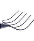 Handheld Manure Fork For Easy Lawn Care And Rural Grass Clearing No-Fuss Five-Point Pitch Fork with dark blue finish