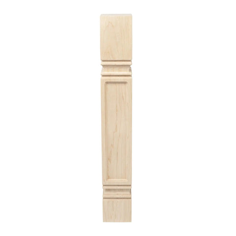 North American Solid Hard Maple Kitchen Island Leg Built Tough For Indoor Use Thirty Five And A Quarter Inches High Five Inches Wide