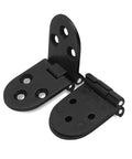 Badass Black Butler Tray Hinges Heavy Duty Folding Flip Top Hardware For Cabinet And Dresser Fix Premium Steel Build with holes and hinges