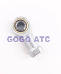 Beefed Up Pro Grade Heavy Duty Pneumatic Cylinder Parts Kit With Female Thread M36x2, Fisheye Joint Rod Ends And Bearings, Connecting Rod, PHS3L Drawbars, NHS Ball Head For Industrial Automation And Repair silver fisheye joint rod end with bearing