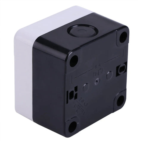 One Button Control Box For Electric Gate Opener, large push to make switch, 110 volt power, heavy duty ABS housing, weatherproof