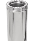 Premium Double Wall Class A Stainless Steel Chimney Pipe Built Tough For All Fuel Systems Made In Usa, 8x48 inch stainless steel pipe.