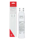 PurePour Connect PWF-2 Water And Ice Refrigerator Filter shown with packaging, designed for Frigidaire models.