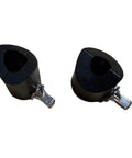 Super Secure Metal Electronic Drum Cymbal Stopper And Rotation Adjuster, black metal lock for cymbals, compact design, single pack.