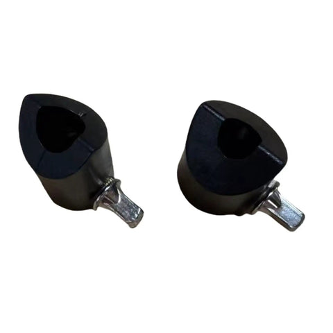 Secure Cymbal Positioner Limiter Stops Anti-rotation For 26.5mm And 35mm Metal Holders Electronic Drum Stopper Easy Install No Tools Needed Safe Stable Fixation Keeps Your Gear Locked In Tight. Durable black metal and plastic cymbal limiter clamps.