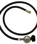 Gas Line And Regulator For Tall Patio Heater With Three Eighths Inch Female Compression Fitting Propane Hose And Burner Head Attachment