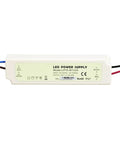 IP67 Waterproof LED Driver Power Supply 75W 24V DC Output 3A For LED Lighting 110-240V AC To DC Transformer, white rectangular unit