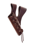 PU Leather Medieval Sword Dagger Frog Scabbard With Adjustable Rope Vintage Style Dope Sheath Brown