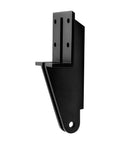Rock Solid Door Jamb Replacement Bracket compatible with Lanai screen enclosures, black, used to stabilize wobbly frames.
