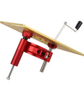 Rugged Aluminum Router Lift Plate with Easy Manual Forty Seven Millimeter Adjustments for precise woodshop use.