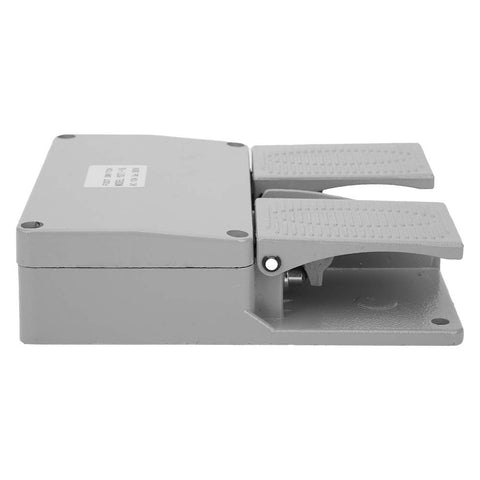 Side view of Heavy Duty Foot Pedal Switch 16 Channel Industrial Controller For Electrical Power Supplies and CNC Machines, alloy material