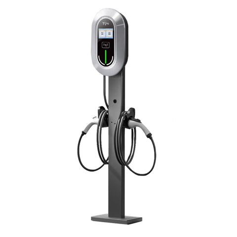 Beast Mode Heavy Duty Dc Fast Charger Floor Mounted Pedestal for Commercial Parking Lots and Fleet Depots With Rapid Juice Delivery and Plug And Play Hookup.