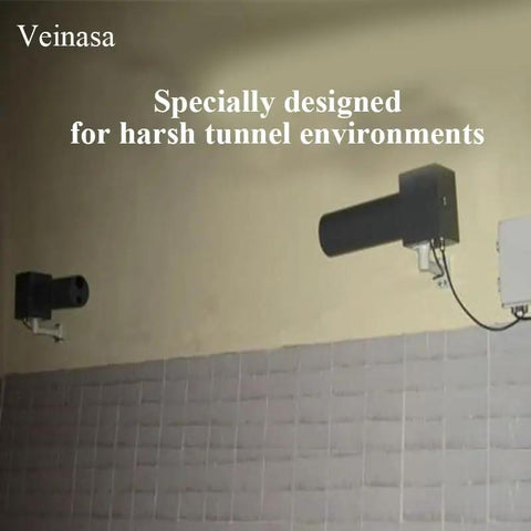 Heavy Duty Tunnel Co And Visibility Detector Beefed Up Industrial Air Quality Monitor With Rs485 Digital Interface mounted on wall.