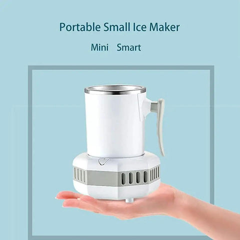 Self Heating And Cooling Smart Mug Keeps Your Beverage On Point With One Button 14 Oz Portable Thermoelectric Cup For Office Desk Home Use Ideal Gift In Fresh Green held in hand.