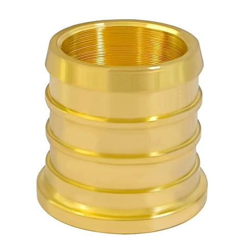 3/4 Inch PEX Barb Plug End Cap Brass Crimp Fittings Pack Of 10 For Water, Heating, Oil And Gas Lines, Lead Free Brass