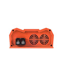 Heavy Duty Dc To Dc Dual Battery Charger 60Amp 720Watt plug and play smart converter rear view with vents and terminals.