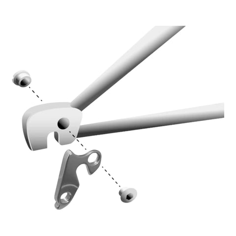 Derailleur Hanger 38 Replacement For Bicycle Dropout Must Have Aluminum Alloy Upgrade With M8 Bolt Mounting Hardware Included Easy