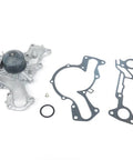 Heavy Duty Engine Water Pump For Dodge Mini Ram 1987 1988 With 2.6L L4 Engine and gasket set on white background.