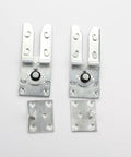 Four Piece Iron Sectional Sofa Connectors for Furniture Easy To Connect And Efficient Functionality Silver Sofa Clips