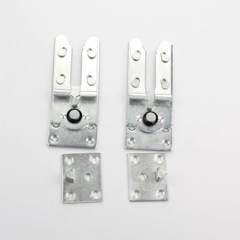 Four Piece Iron Sectional Sofa Connectors for Furniture Easy To Connect And Efficient Functionality Silver Sofa Clips