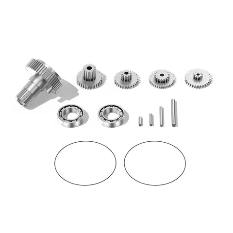 Badass Titanium Metal Gear Upgrade Kit For B44BLS V2 RC Servo Paired With Precision Bearings Waterproof Seal And Shaft Pins Rock Solid Heavy Duty Build Killer Performance Drop In Replacement Parts