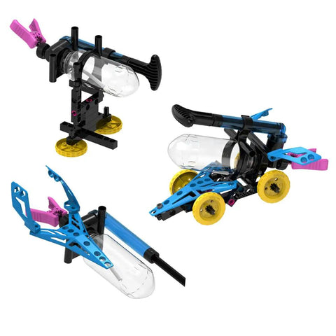 Water Power STEM Kit For Kids Hands On Build Rocket Propelled Cars And Jet Boats Explore Air And Water Physics