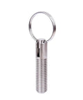 Built Tough 5 Piece Indexing Pin Set With Smooth Retractable Springs And Self Locking Rings Precision Ground Locator Bolt with keyring.