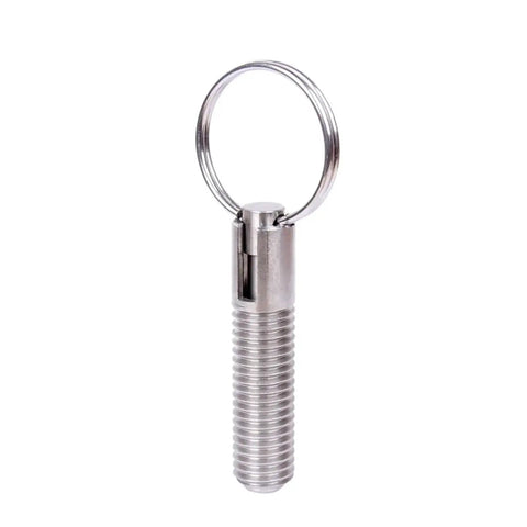 Built Tough 5 Piece Indexing Pin Set With Smooth Retractable Springs And Self Locking Rings Precision Ground Locator Bolt with keyring.