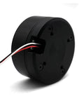 Side view of a 16V Miniature BLDC Brushless Servo Motor Without Encoder that delivers smooth startup, low cogging torque, precise control, and integrated planetary gearbox.