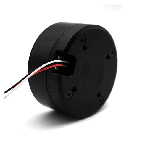 Side view of a 16V Miniature BLDC Brushless Servo Motor Without Encoder that delivers smooth startup, low cogging torque, precise control, and integrated planetary gearbox.