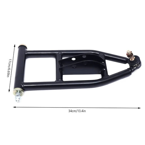 Beefy Heavy Duty Go Kart Frames With Upper And Lower Swingarms And Complete Shock Suspension Kit, black metal frame