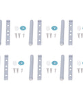 20Pcs Cabinet Door Rebound Devices For Wardrobe, Drawers, And Sliding Doors, Noise Reduction And Protection, Soft Close Hardware, ABS material