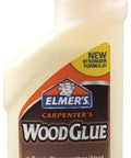 Wood Glue For Carpentry And Home Repairs Four Ounce Bottle With Easy Soap And Water Cleanup When Wet Scrape Or Sand After Drying