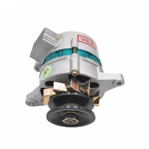 Hassle Free 12V AC DC Portable Generator With Grippy Magnetic Mount And Bright Work Light 750W Single Wheel Build motor close-up view