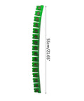 Side view of Flex Edge Guard Protective Strip, 55cm long, showing flexible green curved design for auto body finishing.
