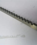 Industrial Tools Keyway Broach Three Eighths Inch Push Type HSS Cutting Tool close-up showing teeth design for CNC broaching