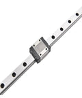 Get That High Precision Linear Guide Rail Kit With Ultra Smooth Glide For Your Miniature Cnc Build This Mgn7c Slider Block Setup Is The Absolute Shred Move To Nail Exact Moves And Boost Machining Speed While Reducing Friction No Sweat. MGN7C linear guide rail kit with slider block on aluminum rail