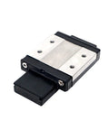 High Precision Linear Guide Rail Block For Miniature Motion Carriage In CNC Routers And 3D Printers with black steel plate